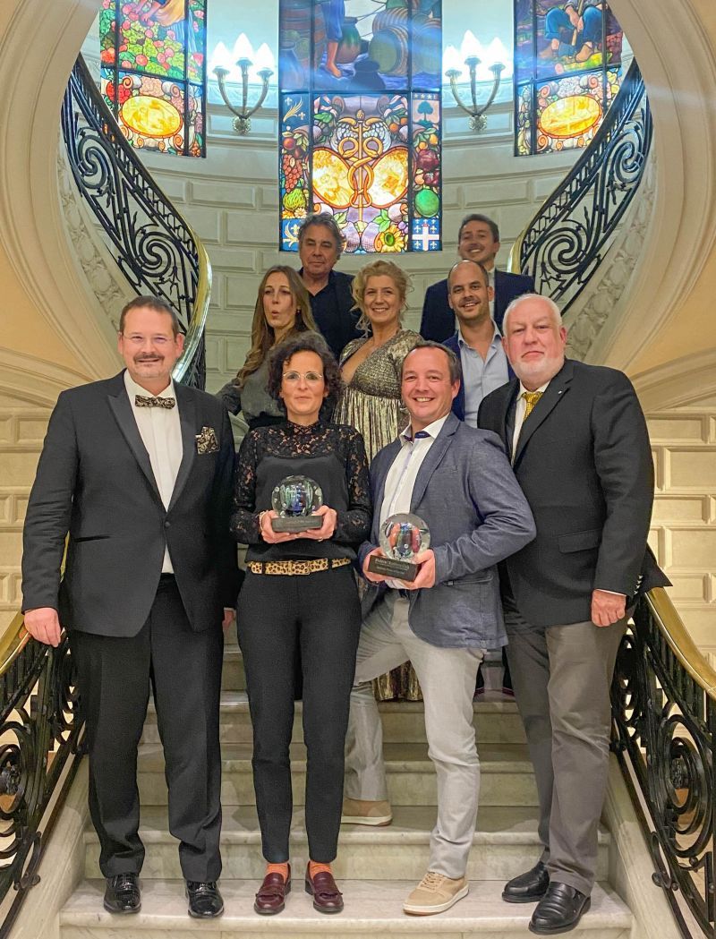 The RBC Business Awards winners with Toby Forman and Mr Gamon